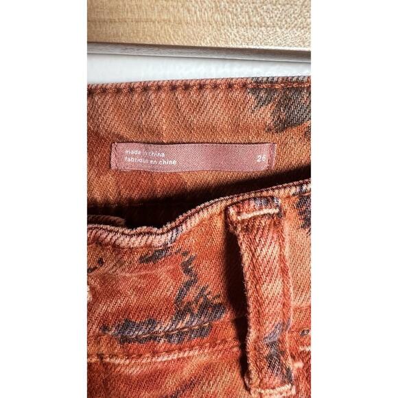 Anthropologie Pilcro Slim Distressed Boyfriend Crop Ankle Jeans Women 26 Rustic - Picture 9 of 14